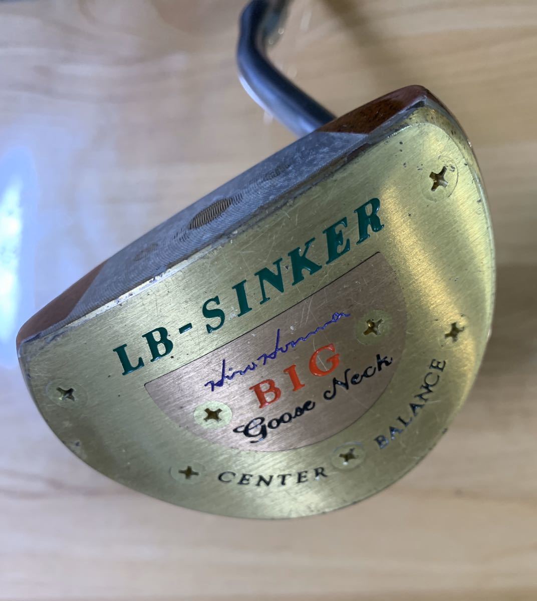 希少】本間ゴルフ LB-SINKER FSS-1 MID パーシモンパター - メルカリ