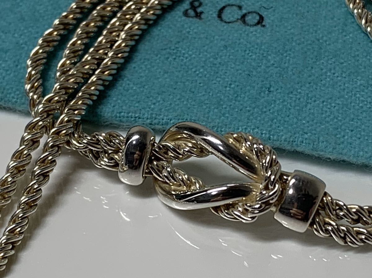 ティファニー TIFFANY センターノット チェーン ブレスレット 70年代