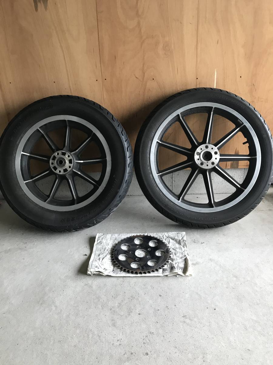 ハーレー ショベル 9キャスト 純正ホイール セット ショベル 純正