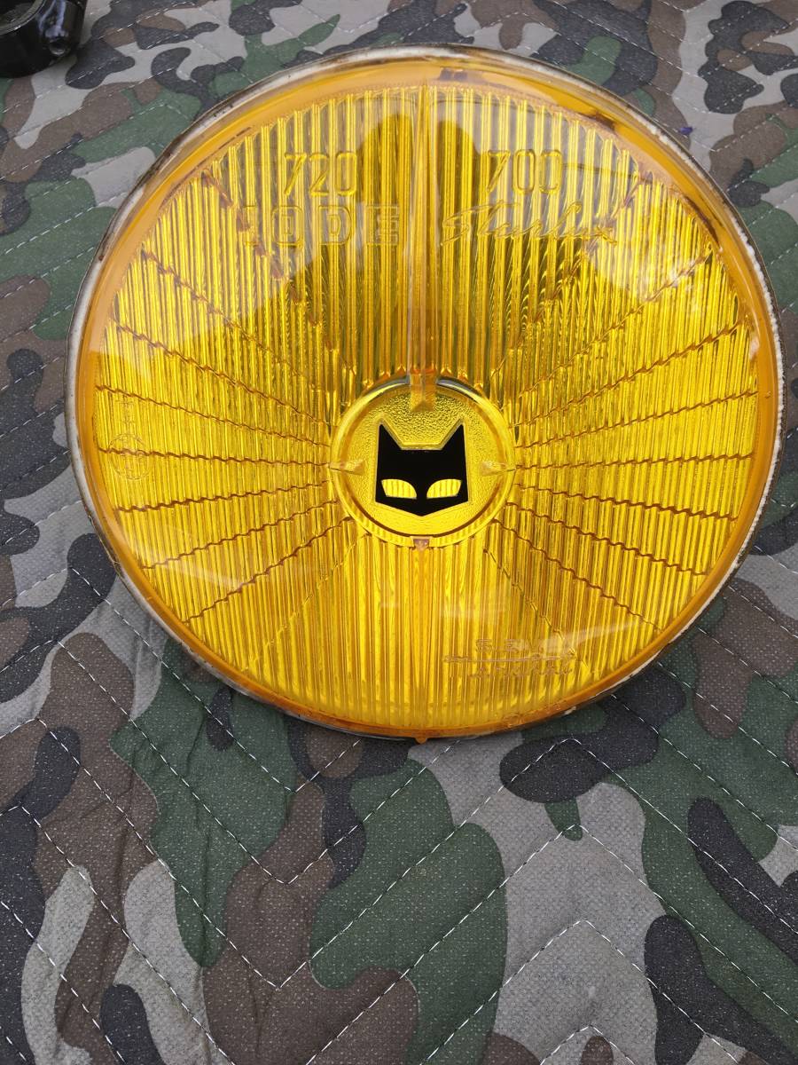 ☆当時物マーシャル 720 黒猫イエローキティカット Z400FX Z1 Z2 MK2