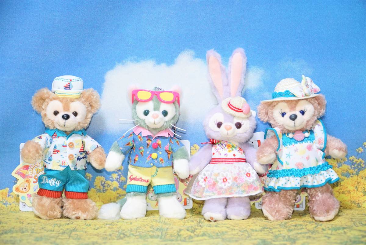 サニーファン2019 ディズニーダッフィぬいぐるみバッジキーホルダー