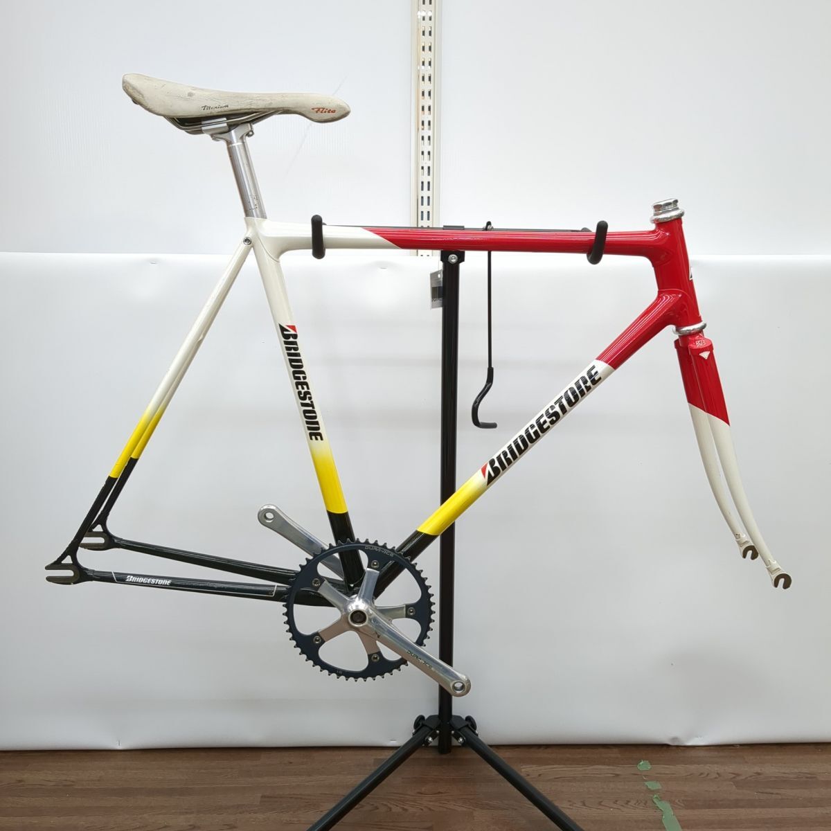 メーカー不明 ピストバイク 54 ラグフレーム 固定 シングル 競輪