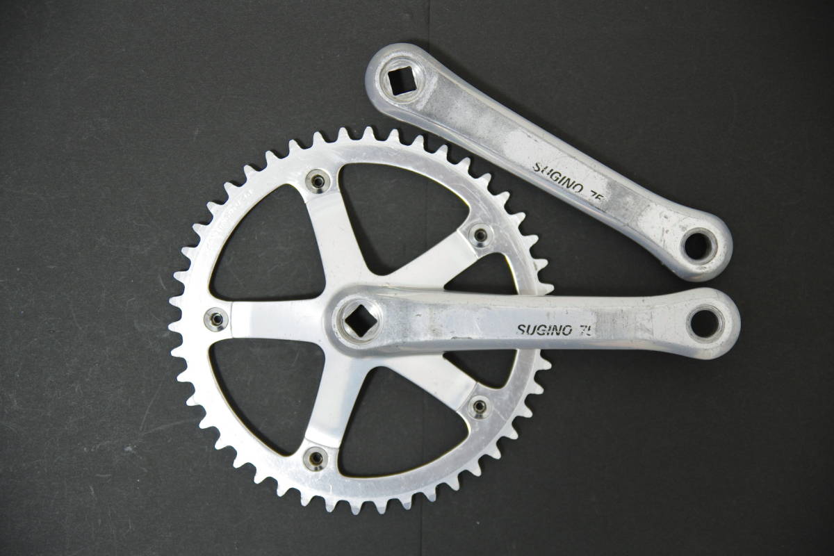 R)スギノ SUGINO MIGHTY NJS クランク NJS認定 ピスト クランク スギノ