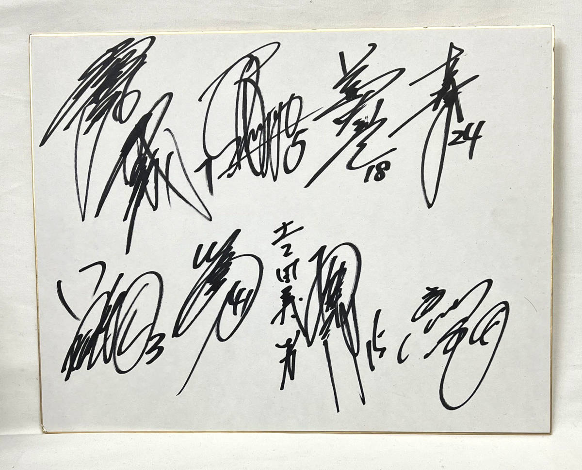 新庄剛志 阪神タイガース サイン 色紙