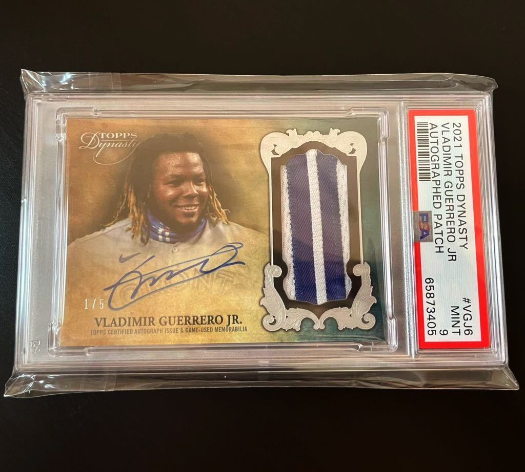 未使用に近い】PSA9!! 2021 Topps Dynasty Vladimir Guerrero Jr. Auto