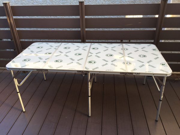 コールマン Coleman 四つ折りテーブル8 170-5540 高さ調節 【公式通販】