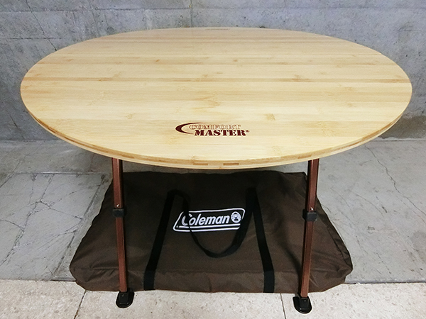 コールマン コンフォートマスター バンブーオーバルテーブル85 Coleman