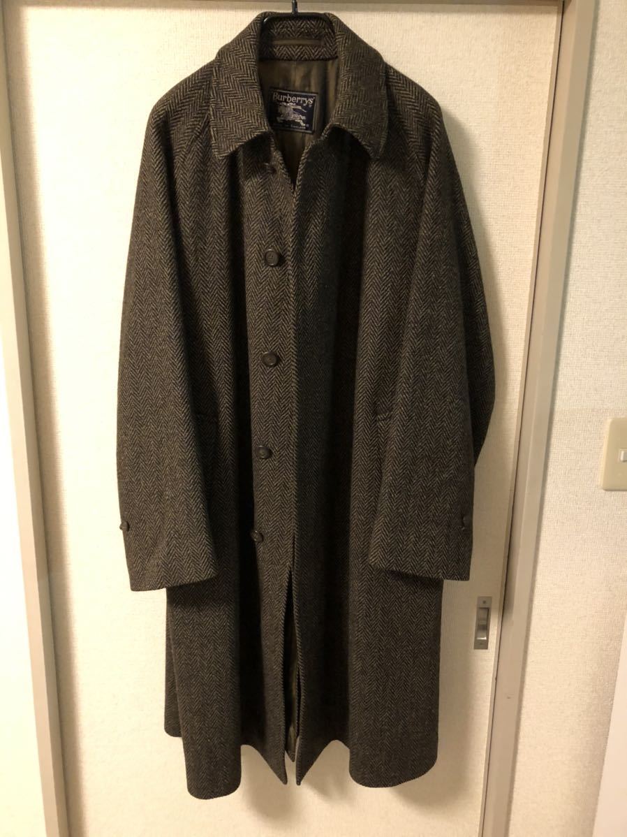 t*s様 バーバリー 一枚袖 ヘリンボーン コート ツイード ダブル コート