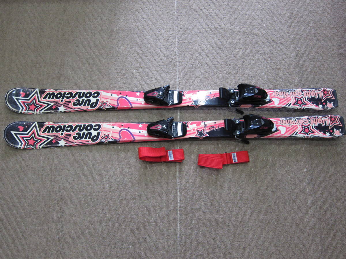 PURE CONSCIOUS ショートスキー ミッドスキー 125cm スキー板の通販 by