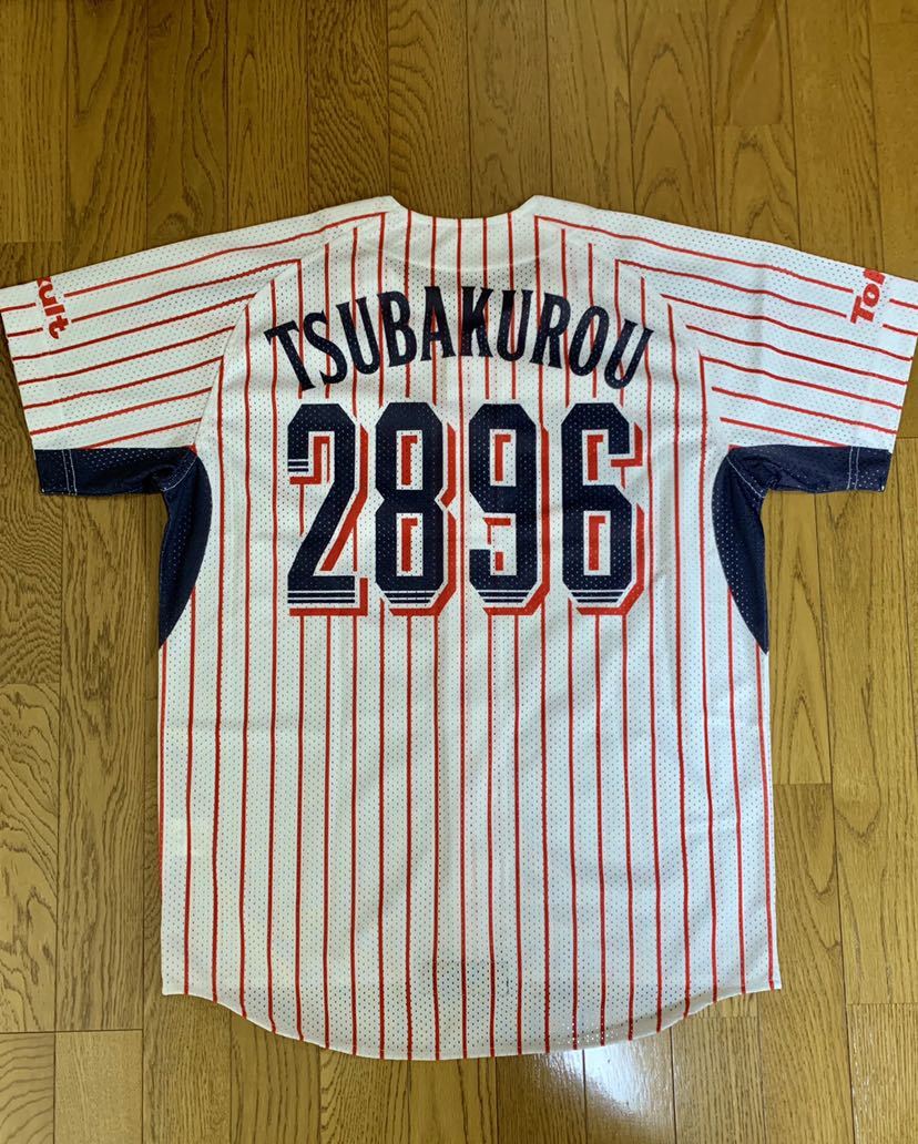 東京ヤクルトスワローズ レプリカユニフォーム ZETT 2896 つば九郎 XL