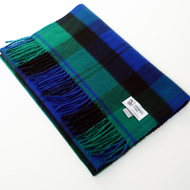 ジョンストンズ中判ストール【 Baird / ベアード 】Johnstons of Elgin