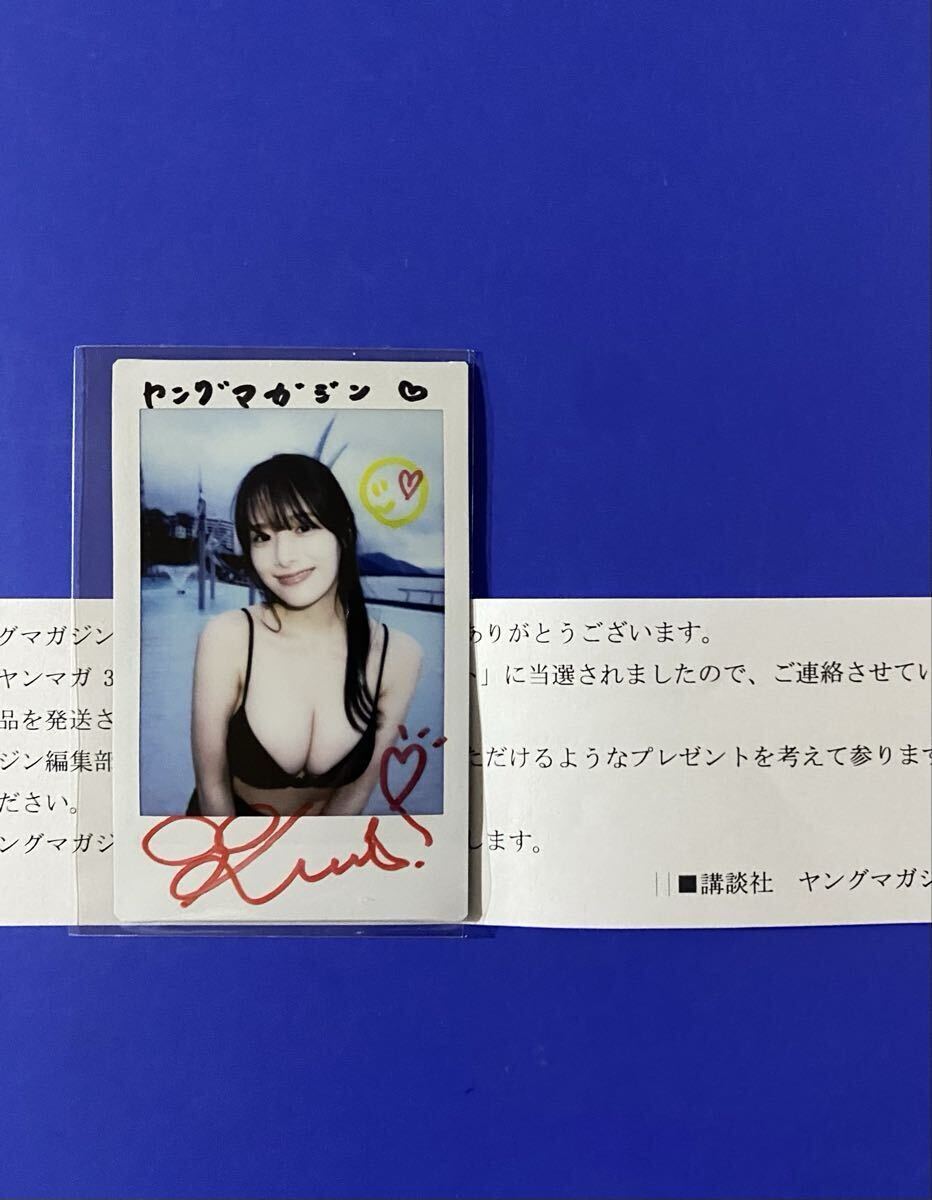 目立った傷や汚れなし】週刊ヤングマガジン 48号 応募券 豊田ルナ 三