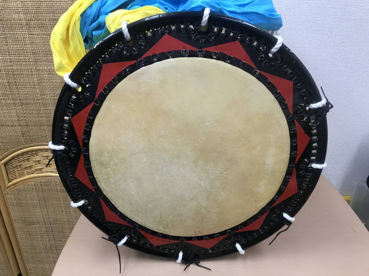 中古 さんさ踊り 太鼓 子供用？ さんさ 和太鼓 中古 さんさ踊り 太鼓