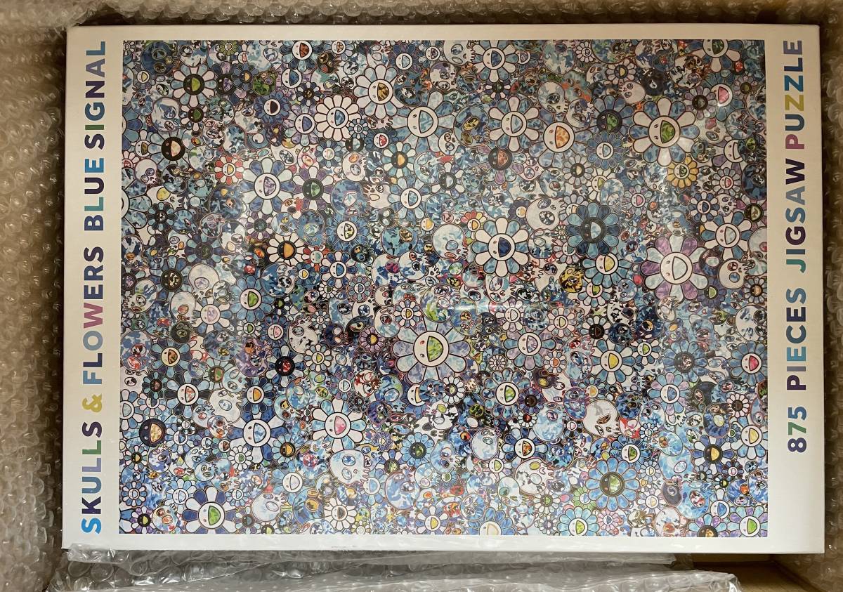 SKULLS & 村上隆 SKULLS&FLOWERS BLUE SIGNAL パズル 未開封
