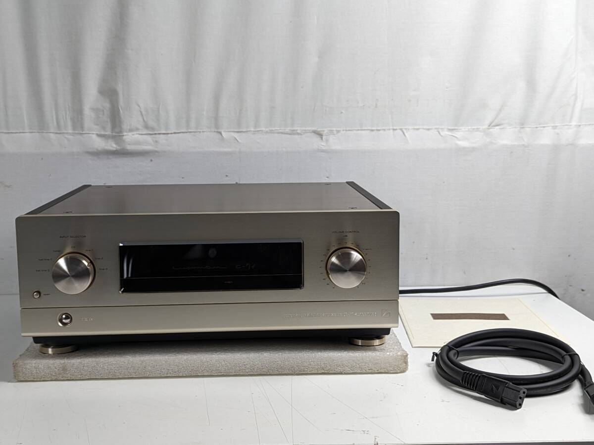 やや傷や汚れあり】△▽LUXMAN JPA-15000 電源ケーブル 1本 1.8m