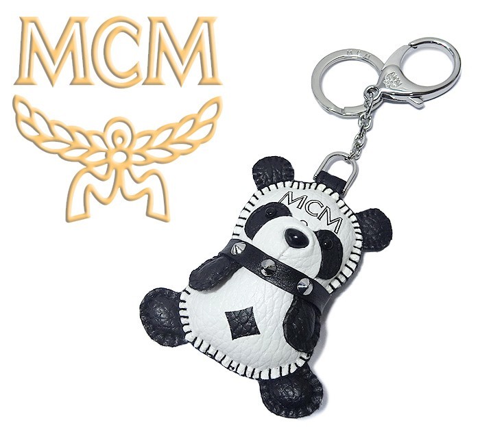 新品】○【未使用品】エムシーエム MCM◇パンダ バッグチャーム
