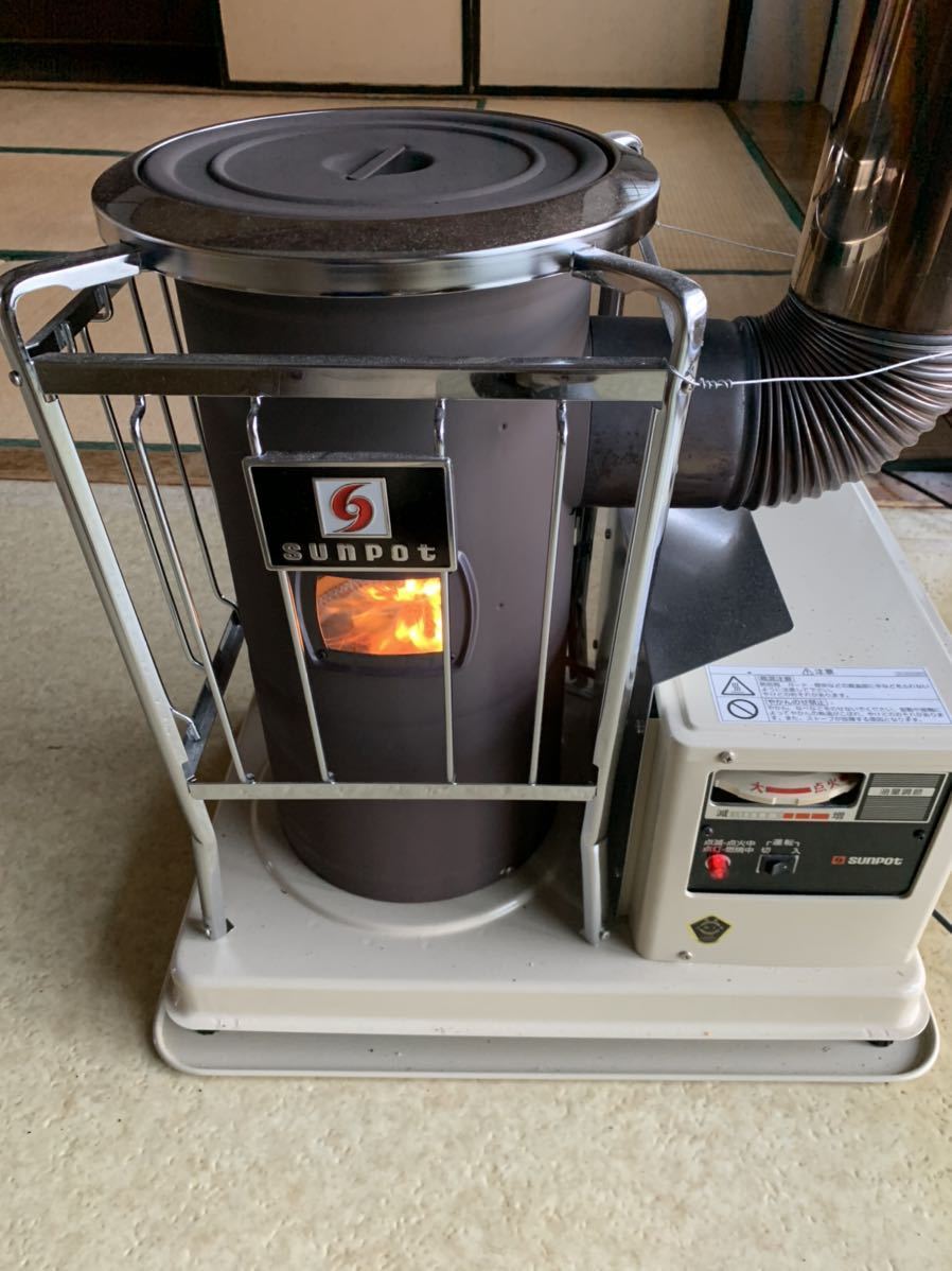 煙突型石油ストーブ サンポットKSH-709KC K 2012年製 KSH10K7Q 煙突式