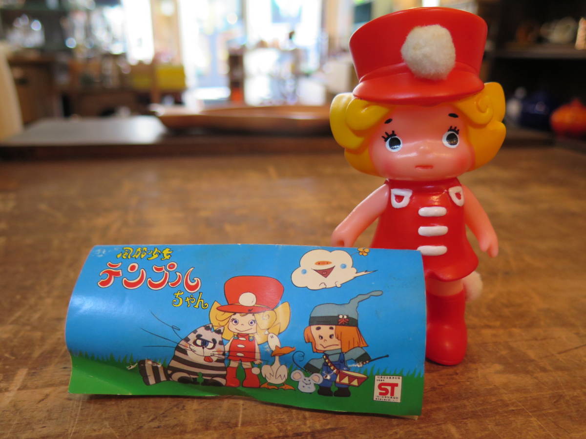 ☆当時物 ソフビ 風船少女テンプルちゃん パッケージ付 タカラ