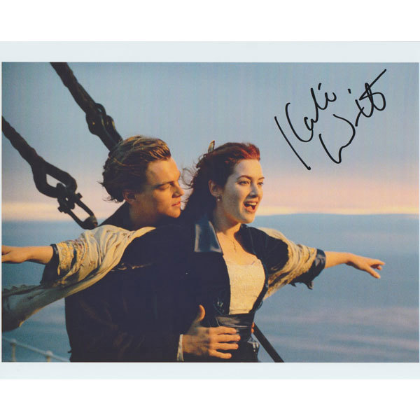 映画 タイタニックケートウィンスレット 直筆サイン入りフォト