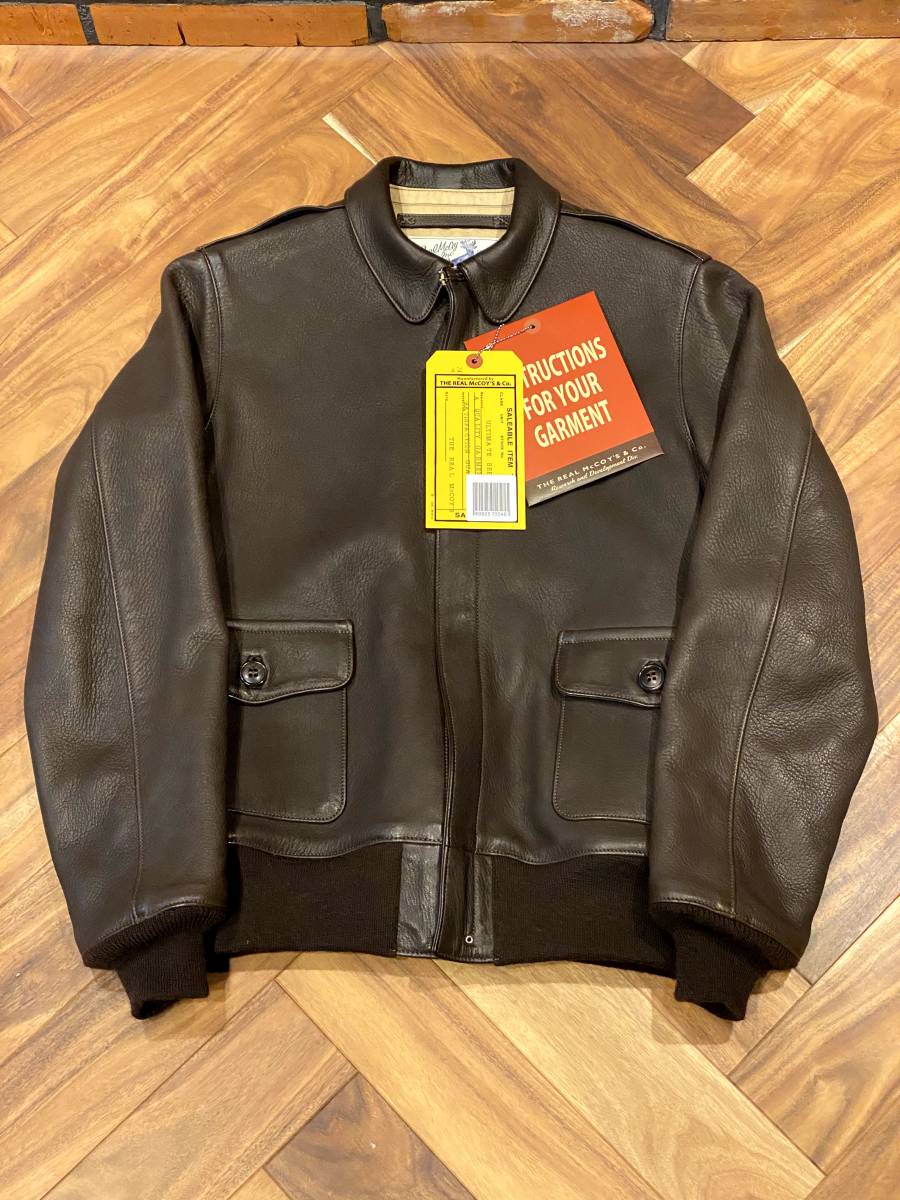 極美品】 The REAL McCOY'S リアルマッコイズ TYPE A-2 DEERSKIN