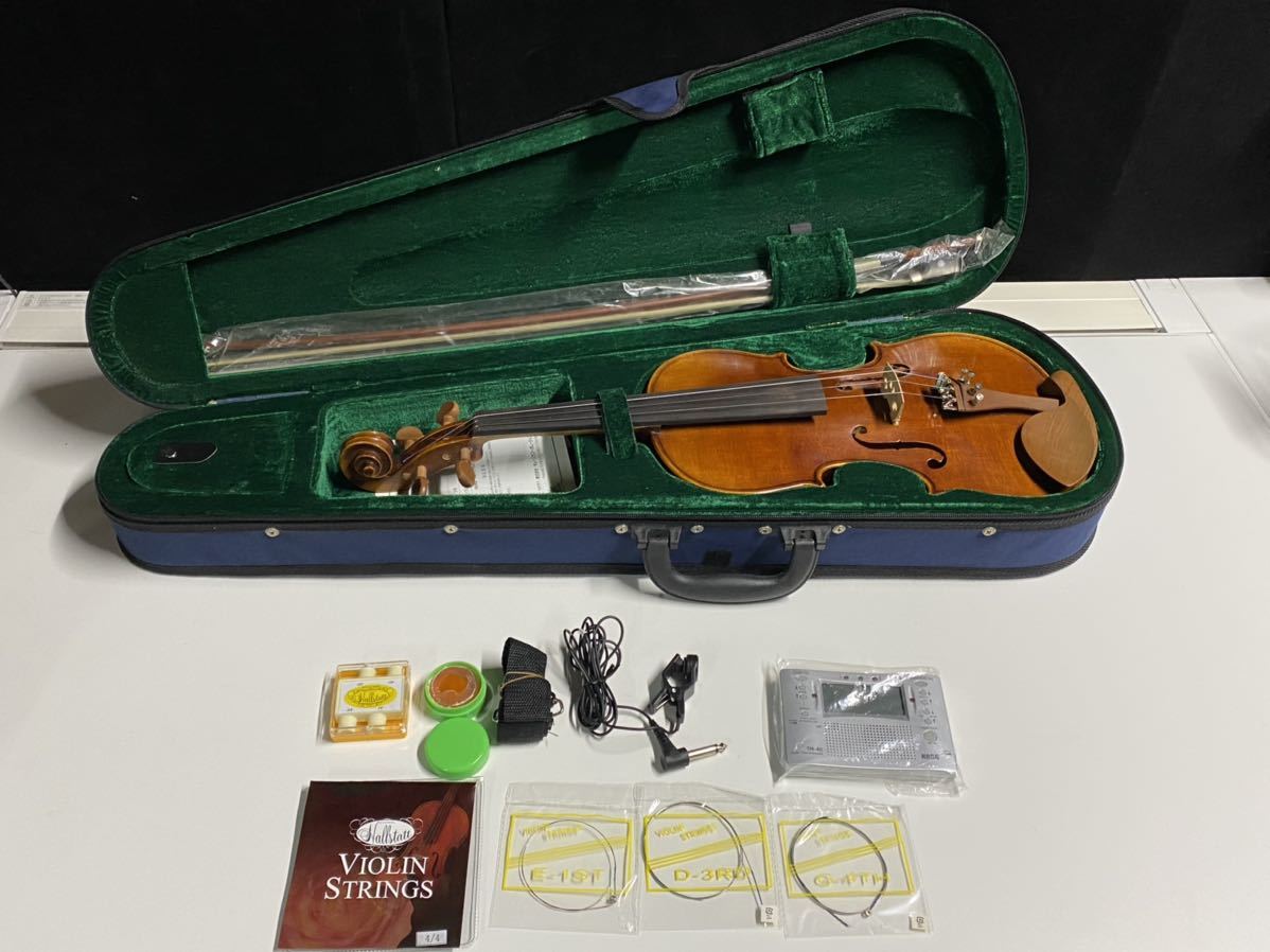Hallstatt V-10 4⁄4 バイオリン 付属多 教本 入門 フルサイズ
