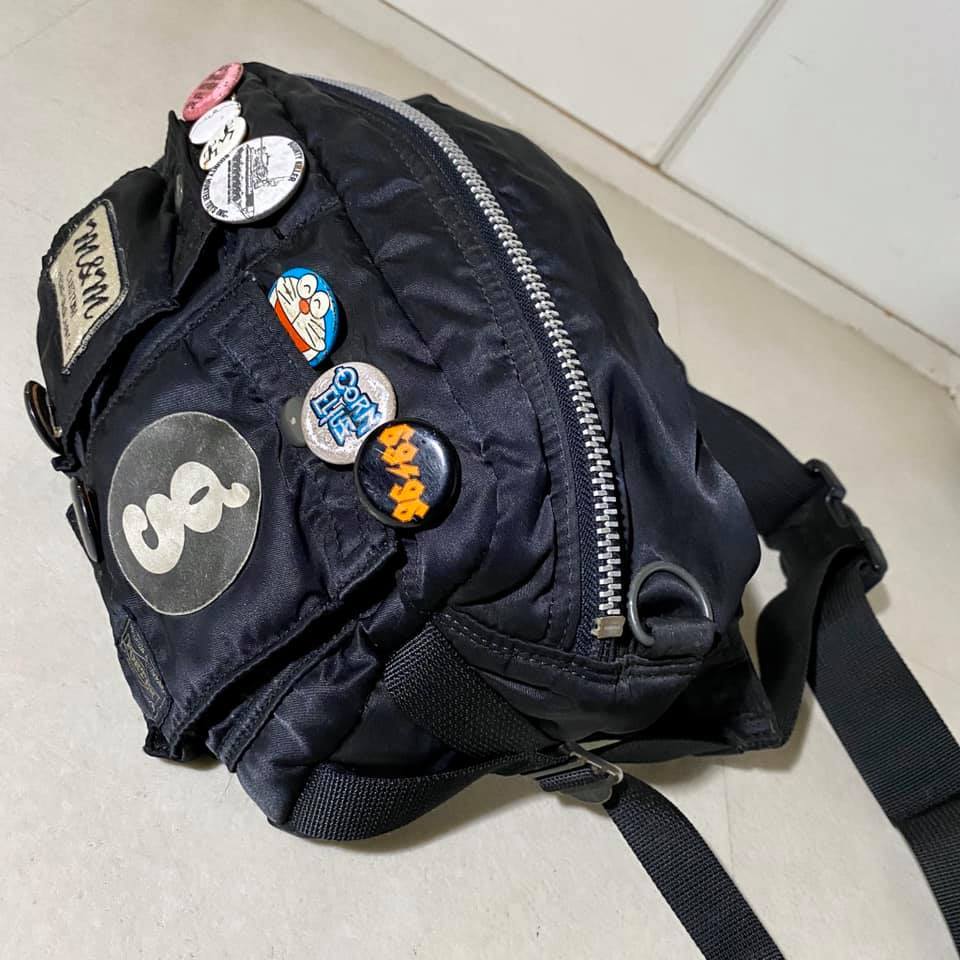 美品】 グッドイナフ×ポーター ウエストバッグ ブラック 90s y2k