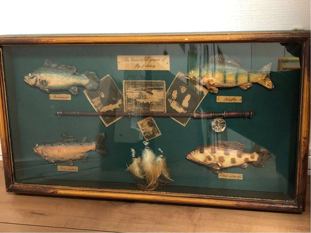 フライフィッシング 置物 アンティーク 割引 フライフィッシング