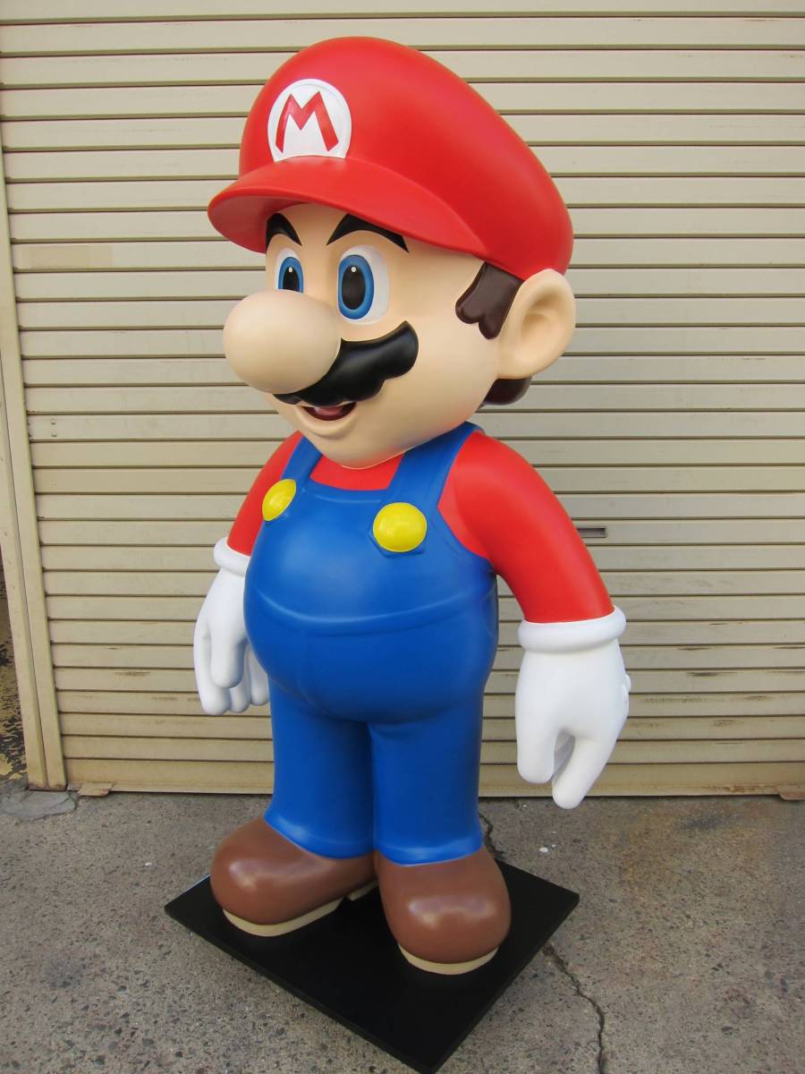 新品】レア商品 BIGサイズ (身長150cm) 等身大マリオ フィギュア!!の