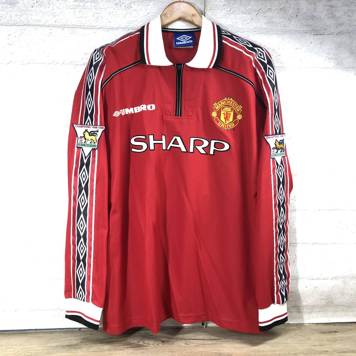UMBRO ユナイテッド99-00 3rd ユニ SHARP長袖 マンチェスター
