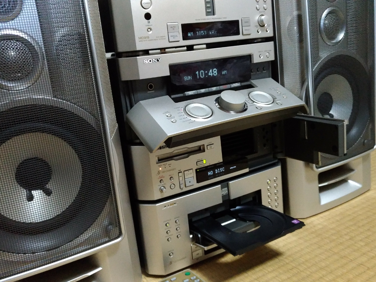 SONY CDP-MS919 整備済 5連CD機器単体 DHC-MS919の単品 SONY CDP-