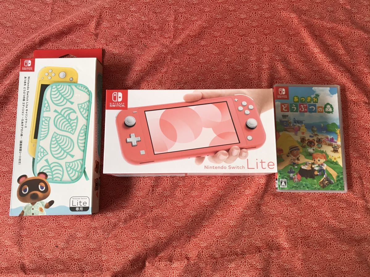 Nintendo Switch Lite ピンク どうぶつの森付き 【公式通販】