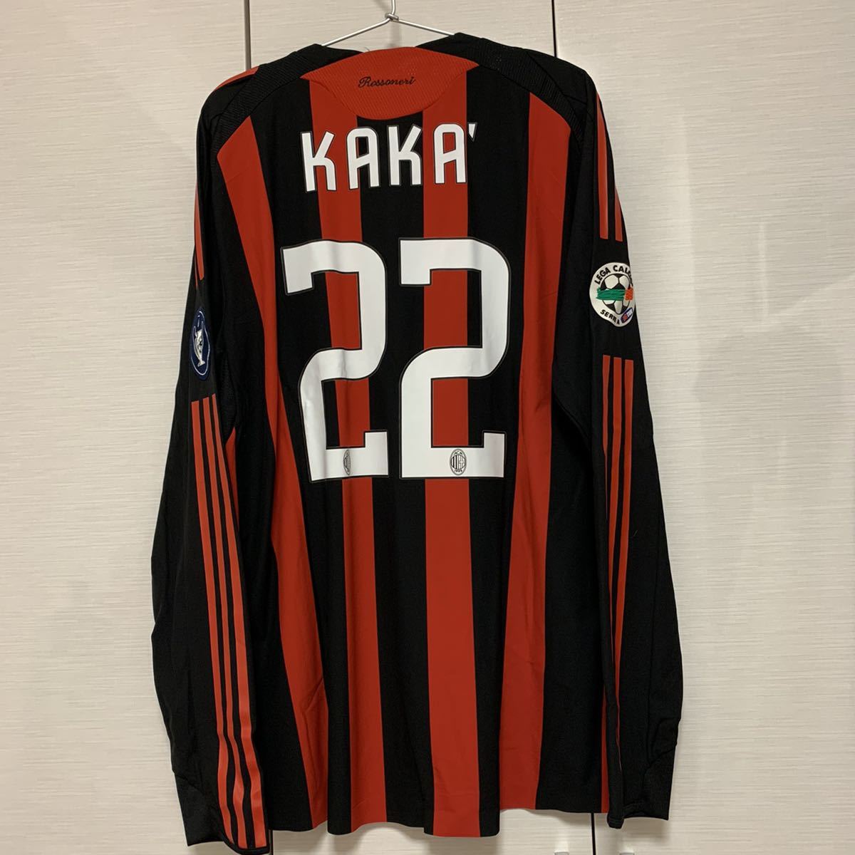 ACミラン 05⁄06 #22 カカ 長袖ユニフォーム 06-07ACミラン