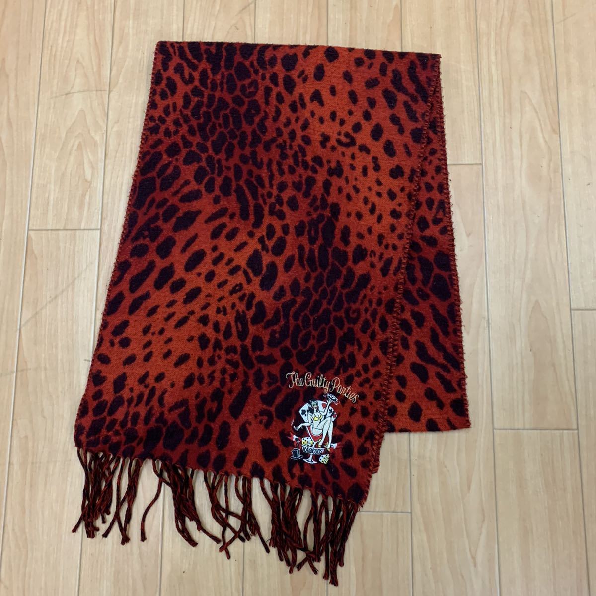 美品 希少 WACKO MARIA レオパード マフラー ストール wacko maria