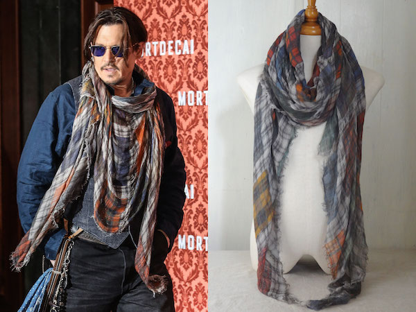 ファリエロ サルティ Faliero Sarti ストール ジョニー・デップ着用