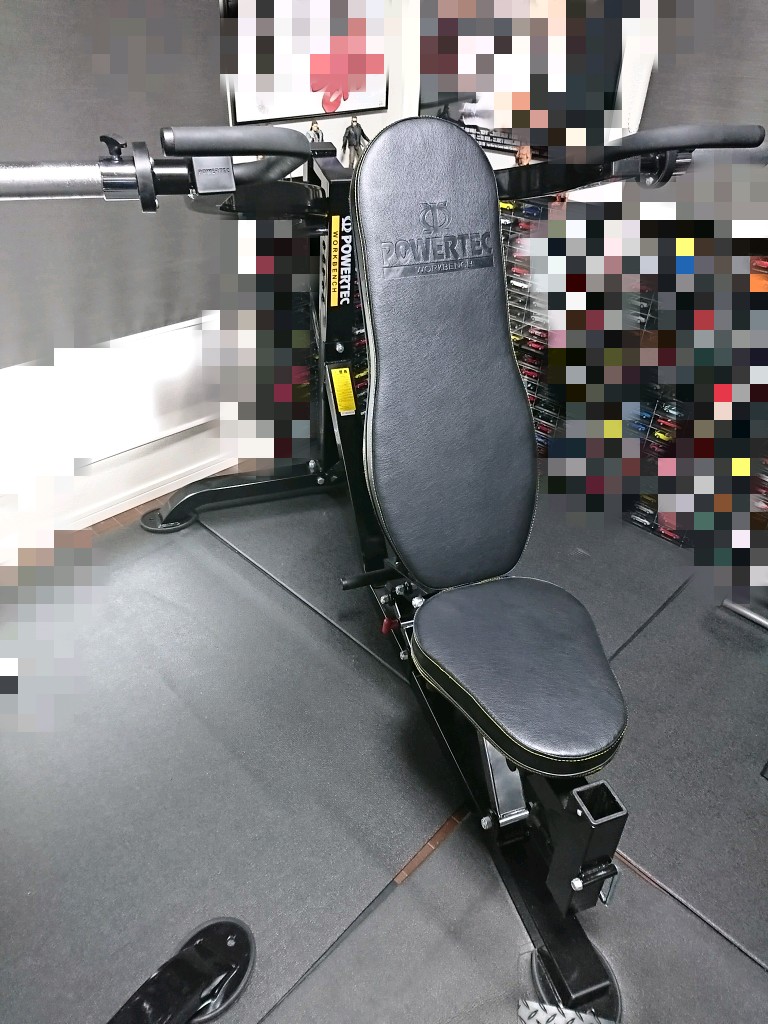 中古】POWERTEC パワーテック マルチプレス WB-MP13 + WILDFIT製25kg