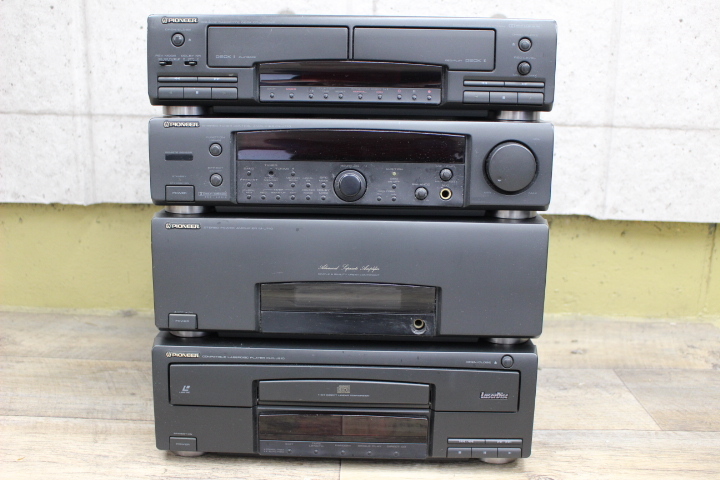 PIONEER DC-J510 DLX-J510 カセット LD システムコンポ PIONEER DC