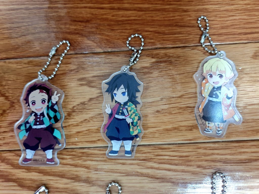 韓国限定】鬼滅の刃 冨岡義勇 ufotableCafe韓国2周年 アクリルチャーム