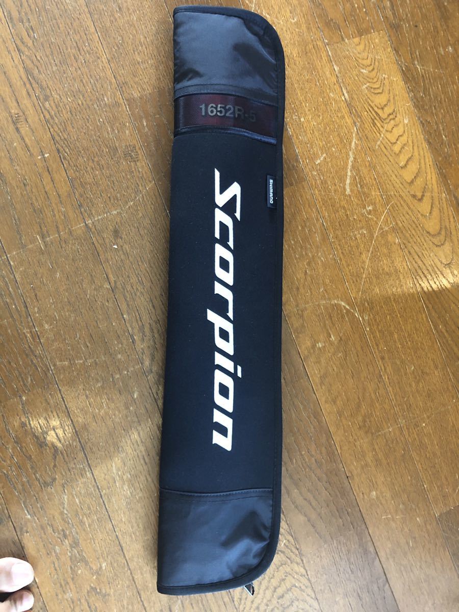 19Scorpion バスロッド 1652R ロッドケース付き Scorpion 1652R-5 バス