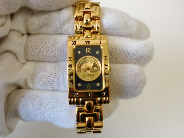 金貨時計 クリスチャン ラッセン ゴールドウォッチ 1/30oz 金貨時計