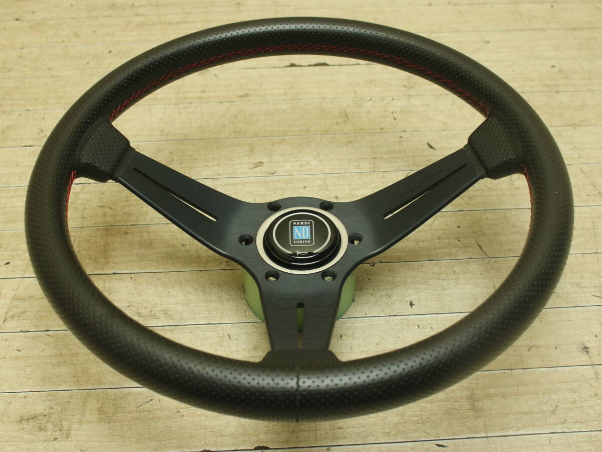 当時物 本物ナルディ ラリー 35Φ ディープコーン ステアリング FET刻印
