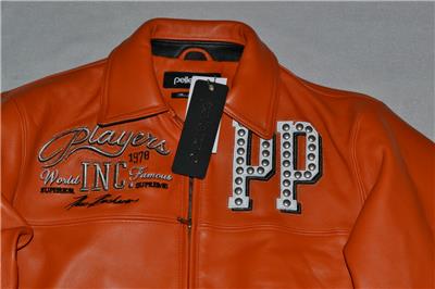 AUTHENTIC Pelle Pelle Men's LEATHER PLAYERS INC WORLD FAMOUS