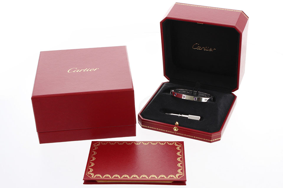 ラブブレス マルチカラーストーン K18WG #18 34.5g