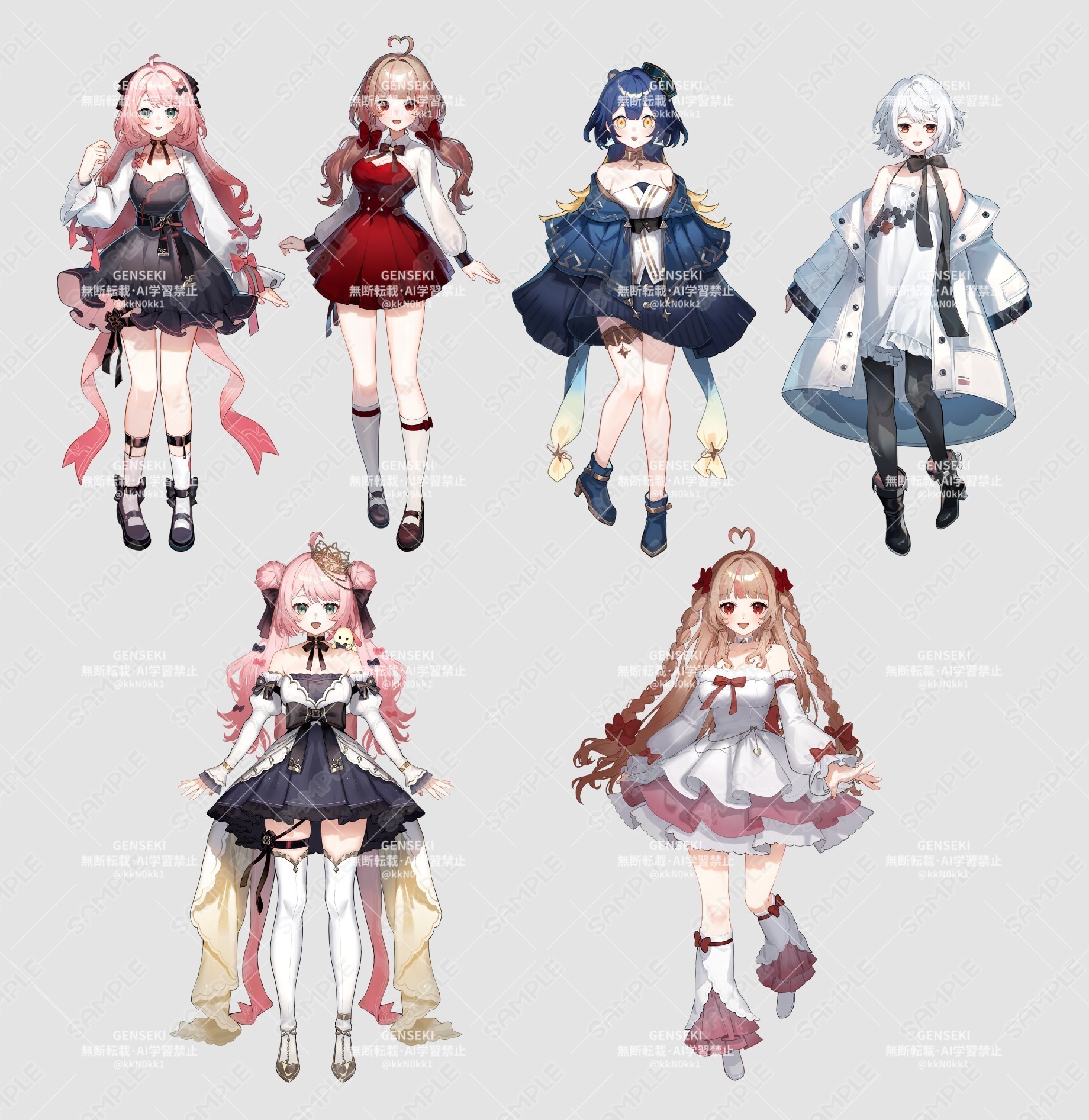 立ち絵・キャラクターデザイン - GENSEKI