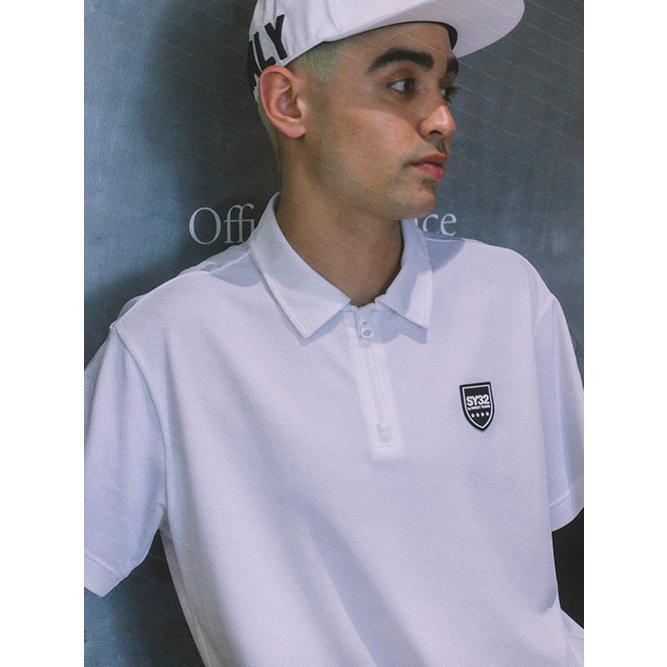 ポロシャツ SY32 by sweet years POLOシャツ 12221 ACTIVE BACK PRINT