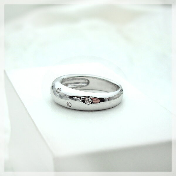 高級仕様K18PG(14号)約7.38g】K18YG/PG/WG【0.15ct】ドット