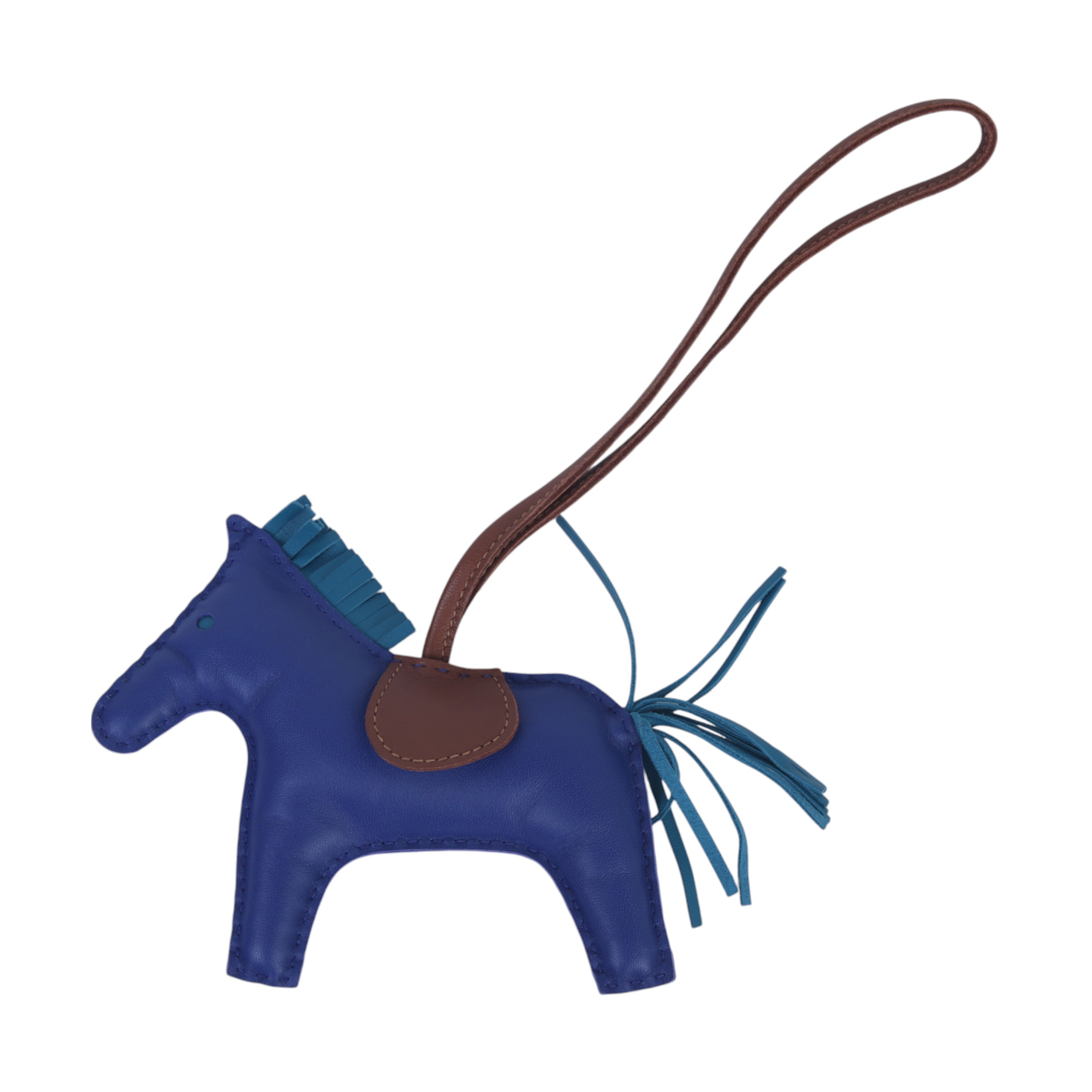 ランク A HERMÈS エルメス ロデオMM フォーブ (34) ブルーイズミール