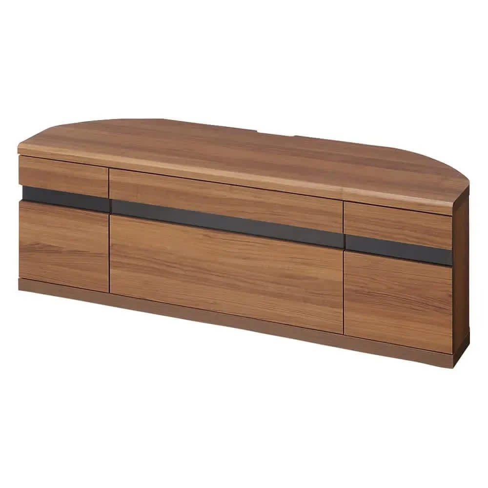 送料無料】キャスター付きコーナーテレビ台 幅110高さ44cm ロータイプ