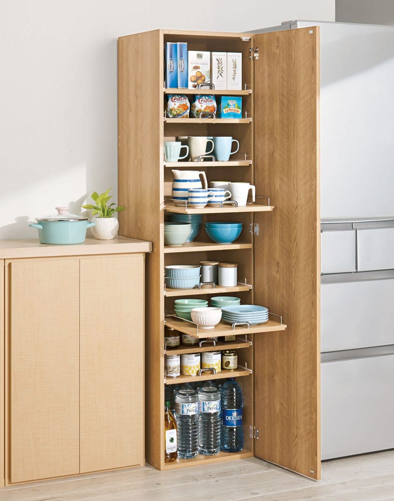 食器が探しやすく取り出しやすい食器棚 幅45cm 通販 - ディノス