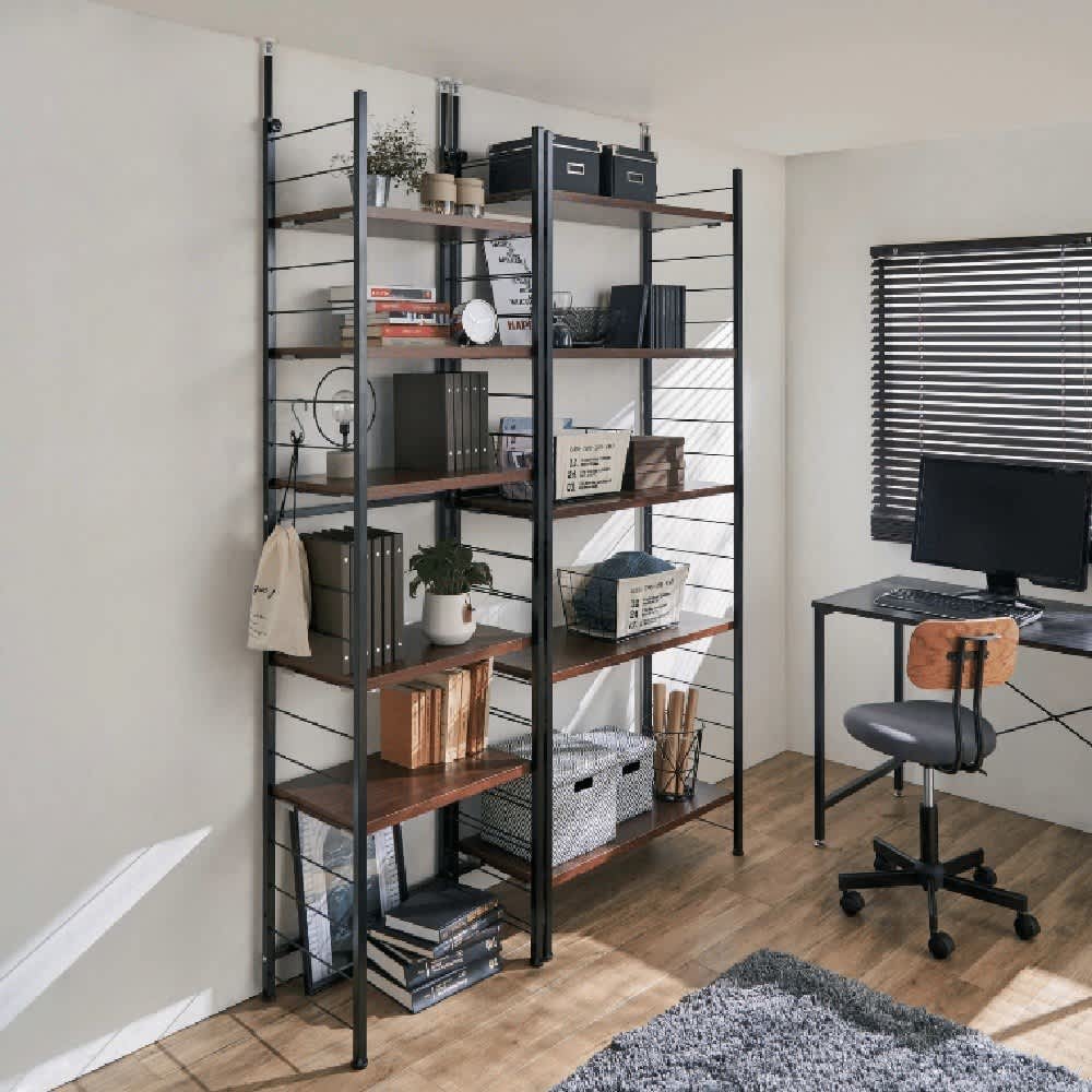 突っ張り式高さ調節シリーズ シェルフラック 幅60奥行40cm 通販 - ディノス