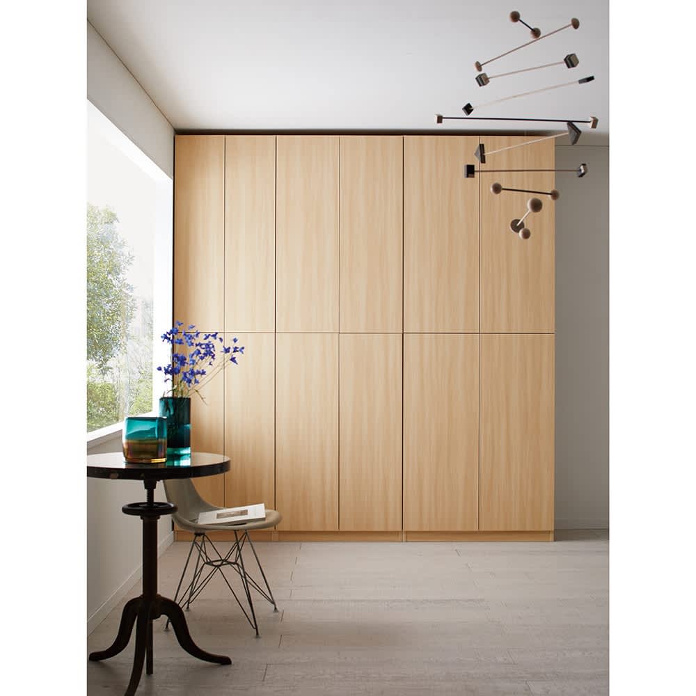 Wand/ヴァント 高さオーダー天井突っ張り本棚 幅90cm 奥行45cm 高さ